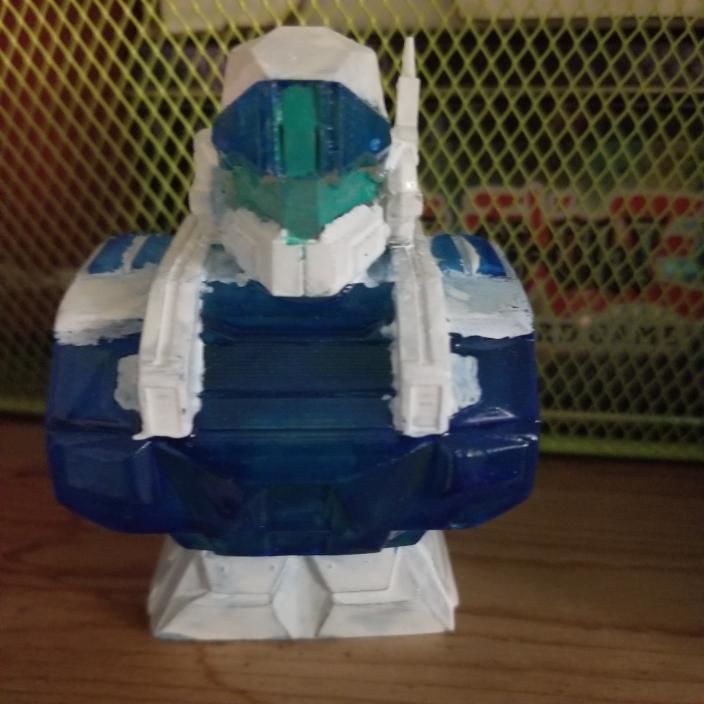GlitchFrameArt Gundam Bust Series 1 3D print model_8