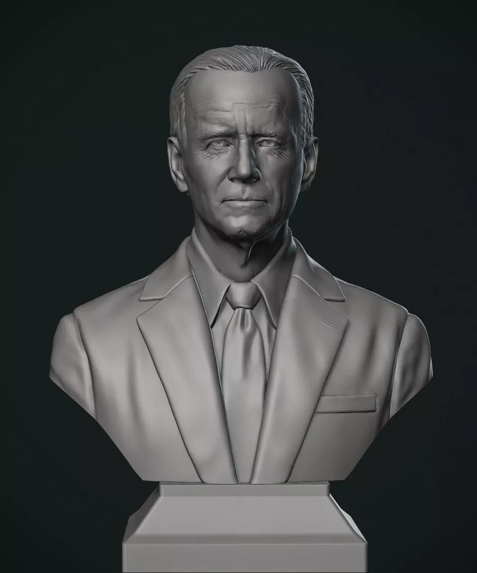 Joe Biden Bust 3D print model_0