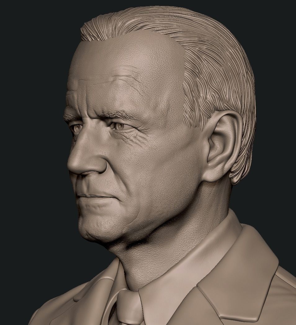 Joe Biden Bust 3D print model_7
