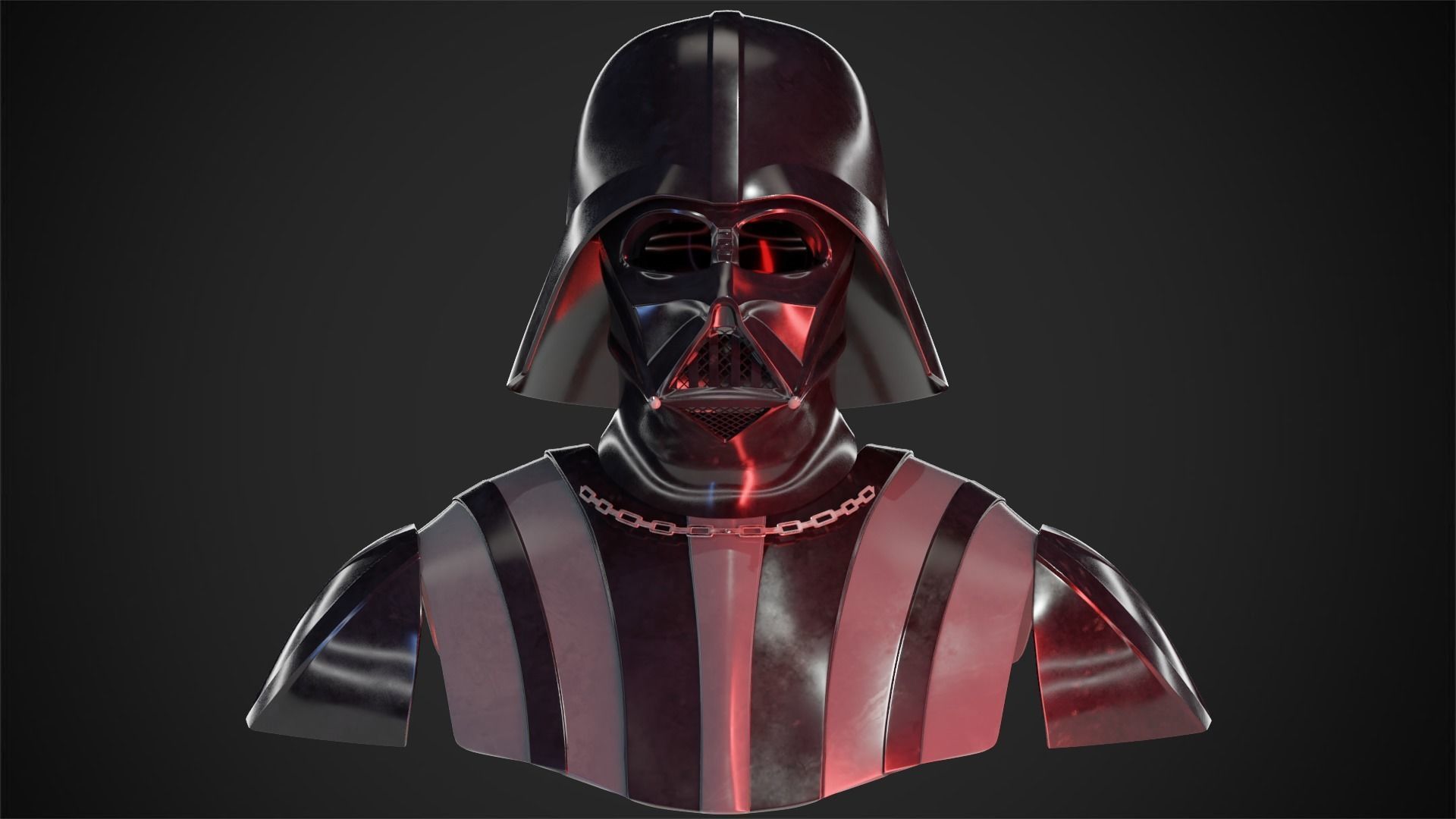 Darth Vader Armor for Cosplay 3D print model_4
