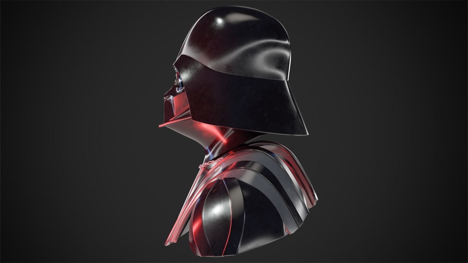 Darth Vader Armor for Cosplay 3D print model_7