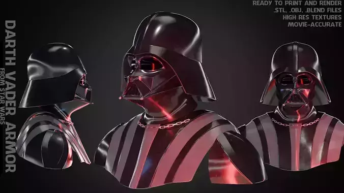 Darth Vader Armor for Cosplay 3D print model