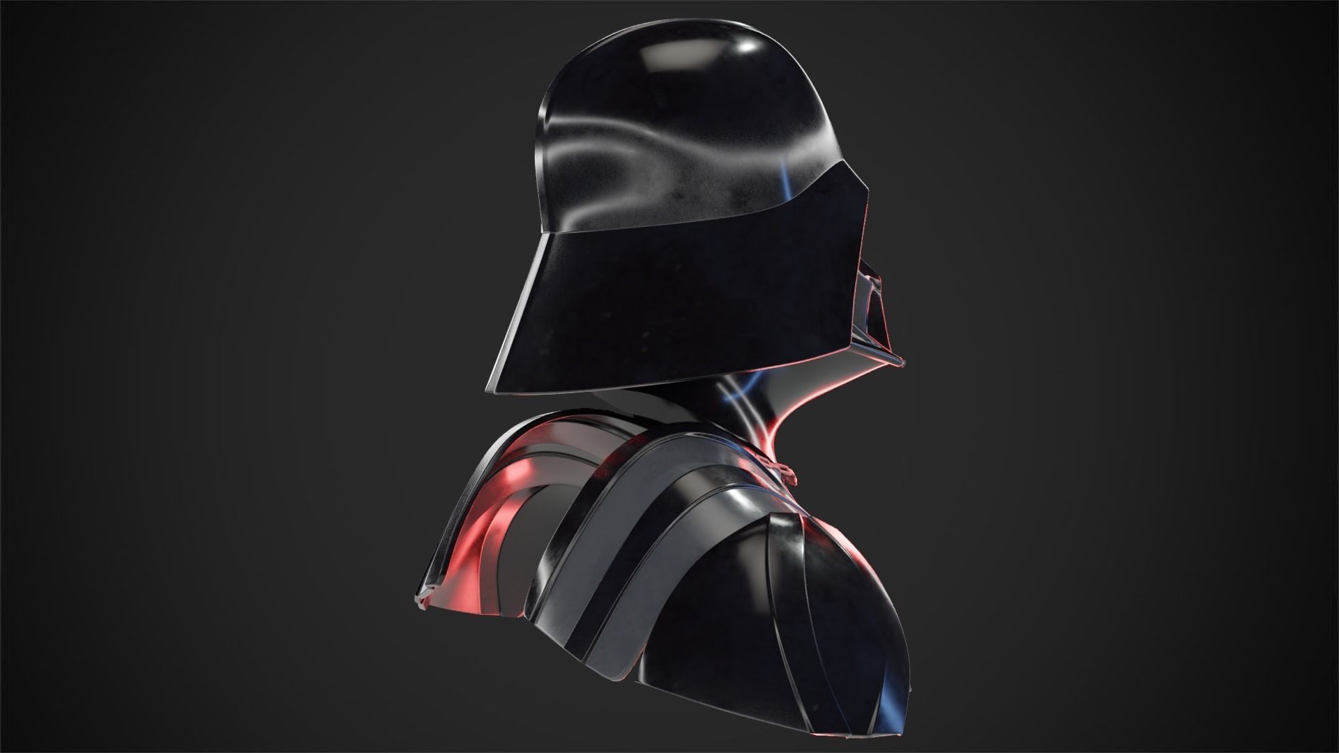 Darth Vader Armor for Cosplay 3D print model_8