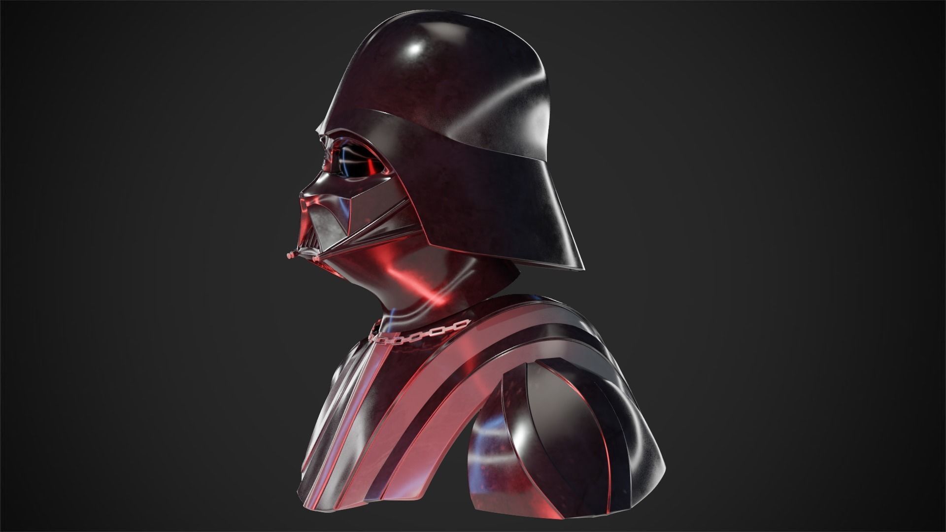 Darth Vader Armor for Cosplay 3D print model_3
