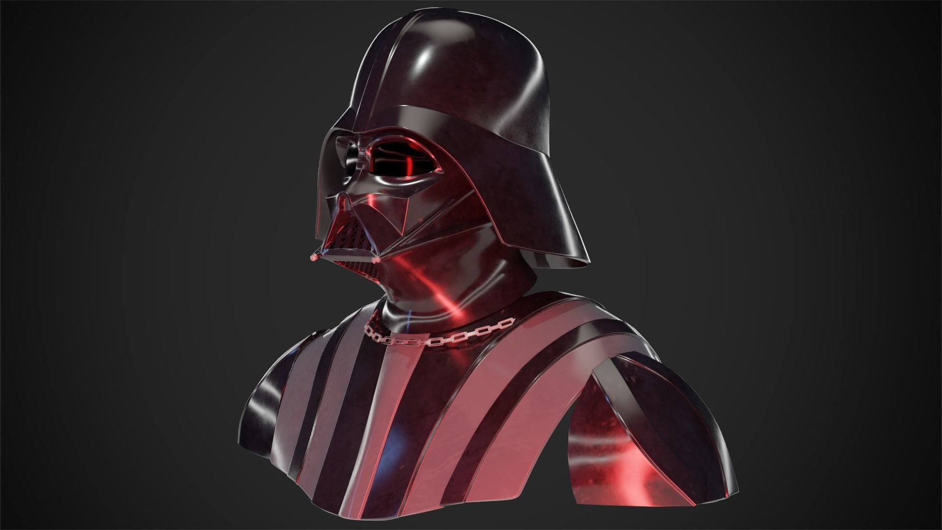 Darth Vader Armor for Cosplay 3D print model_2