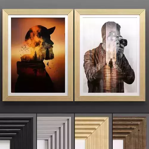 Art Frame 623 Low-poly 3D model