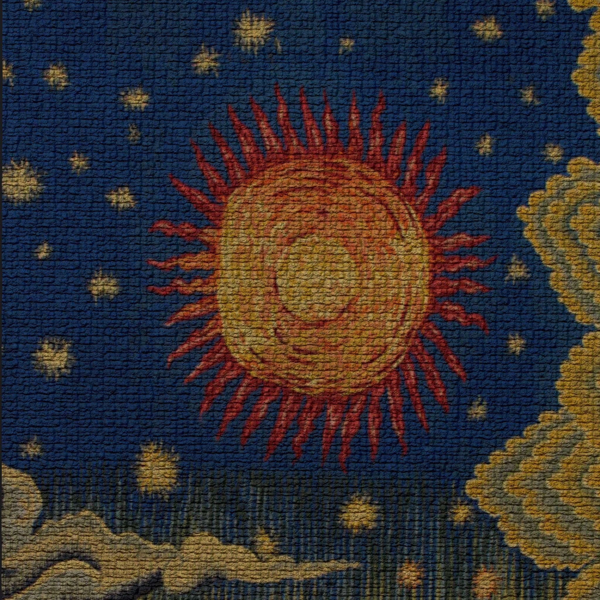 Summer Apocalypse Tapestry  Low-poly 3D model_17