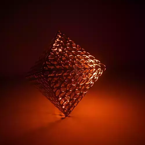 Abstract Geometric Rhombus Octahedron 