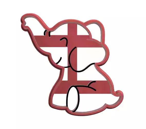 Elephant Cookie Cutter