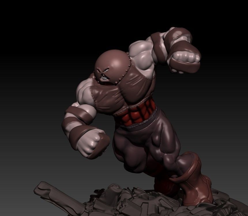 Juggernaut printable vr prepare Low-poly 3D model_4