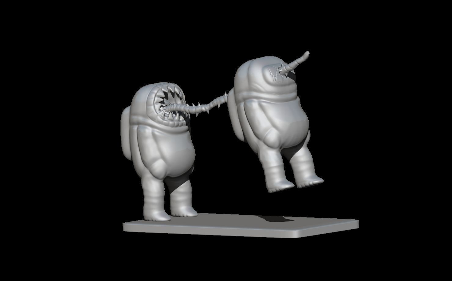 Among Us Death Scene  3D print model_4