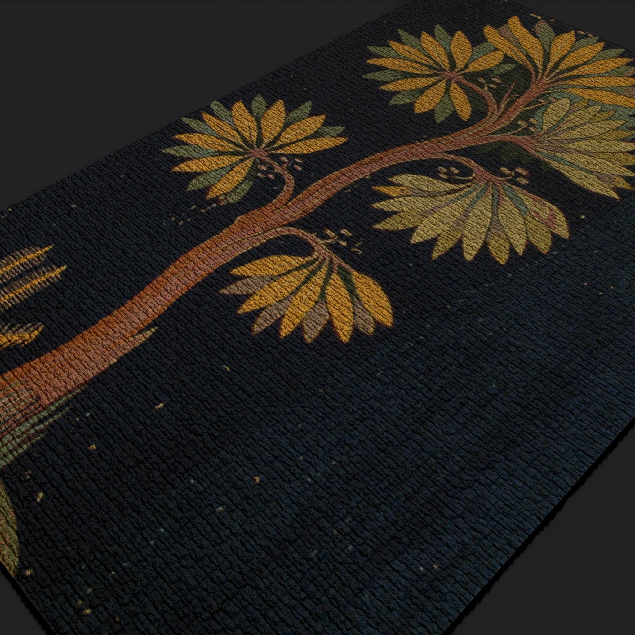 The Storm Apocalypse Tapestry Low-poly 3D model_8