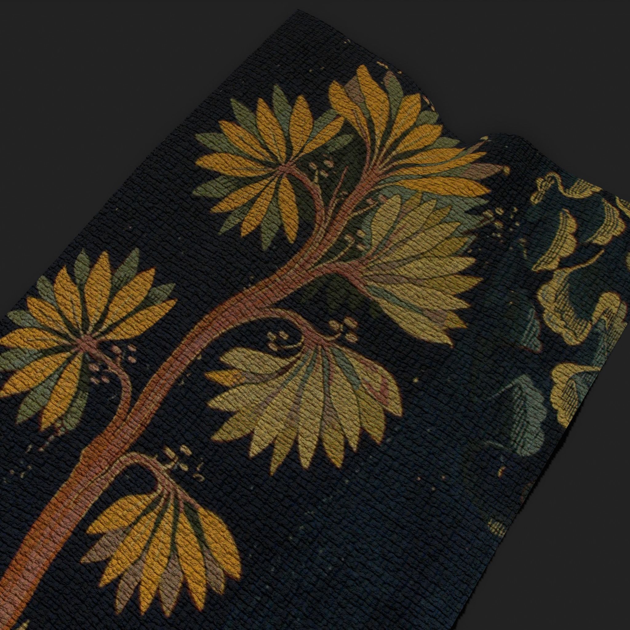 The Storm Apocalypse Tapestry Low-poly 3D model_20