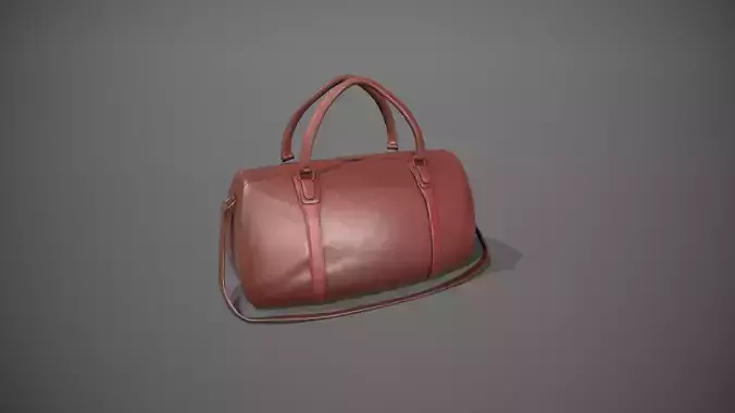 Red Leather Duffle Bag