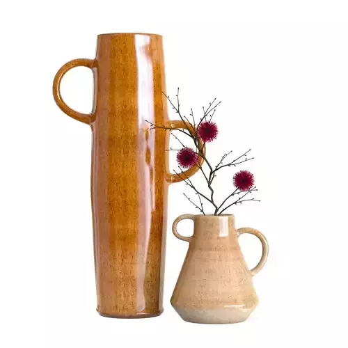 Crate and Barrel Leavitt and Leahigh vases