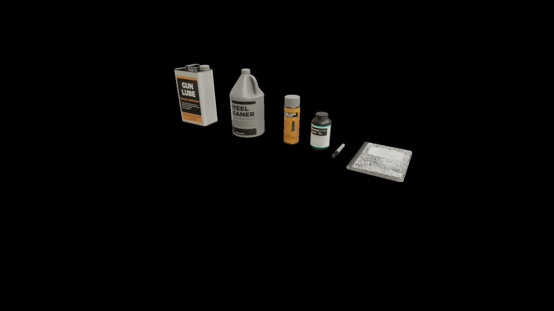 Ammo Reloading Workbench Free low-poly 3D model_9