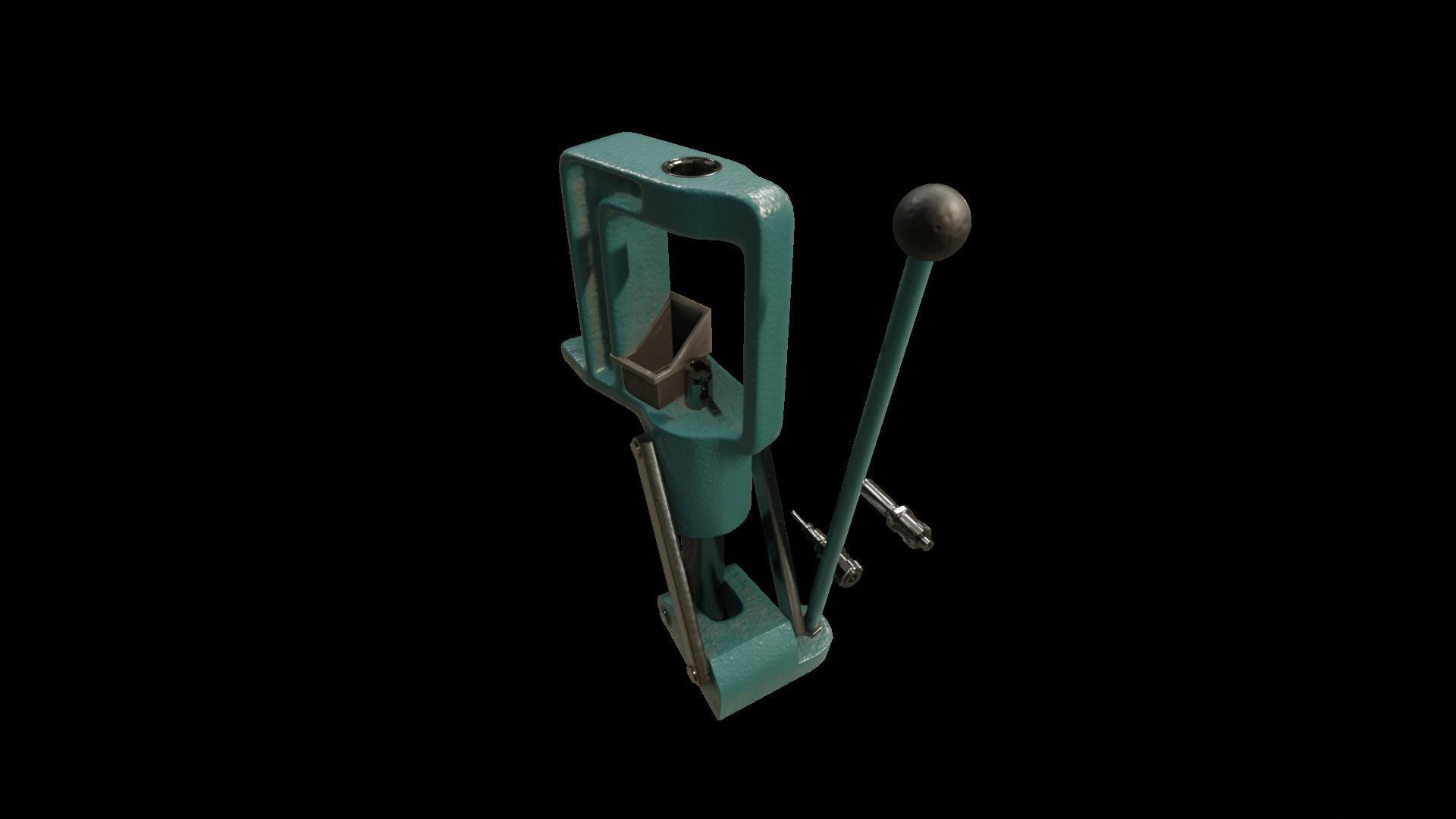 Ammo Reloading Workbench Free low-poly 3D model_3