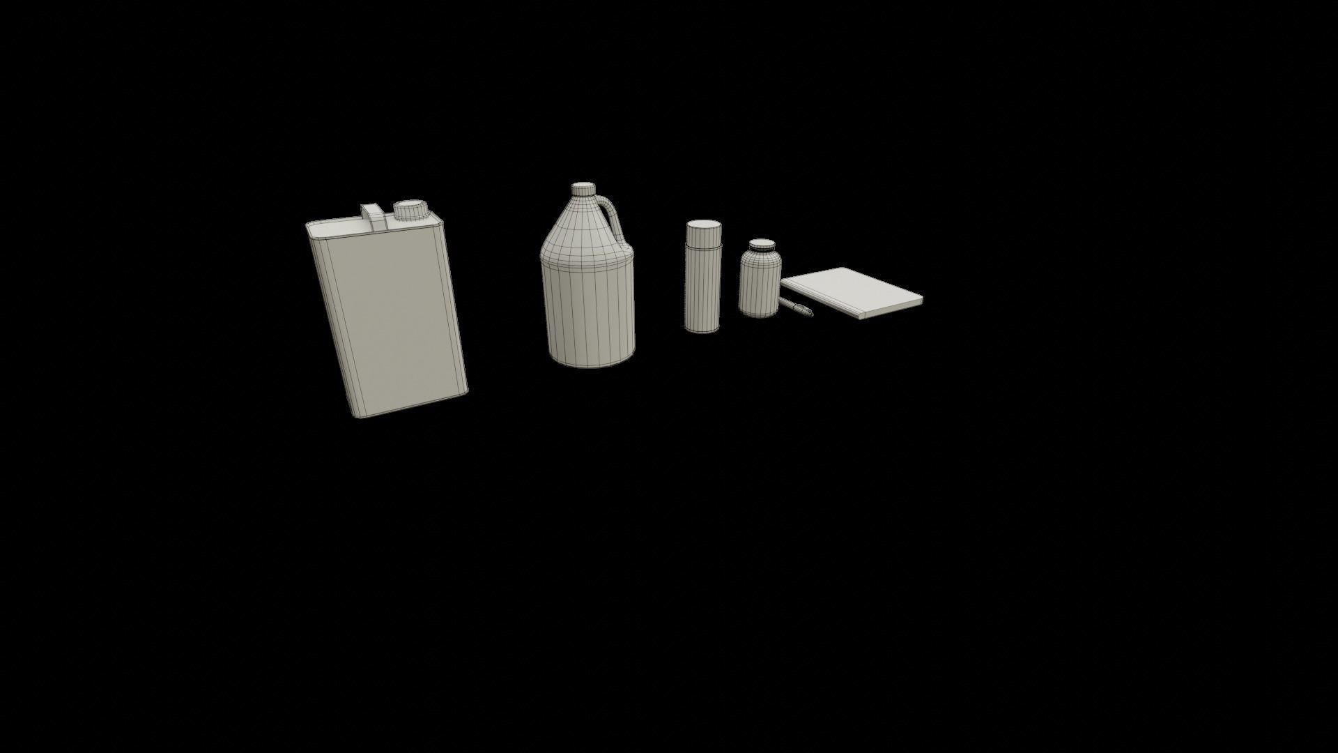 Ammo Reloading Workbench Free low-poly 3D model_8