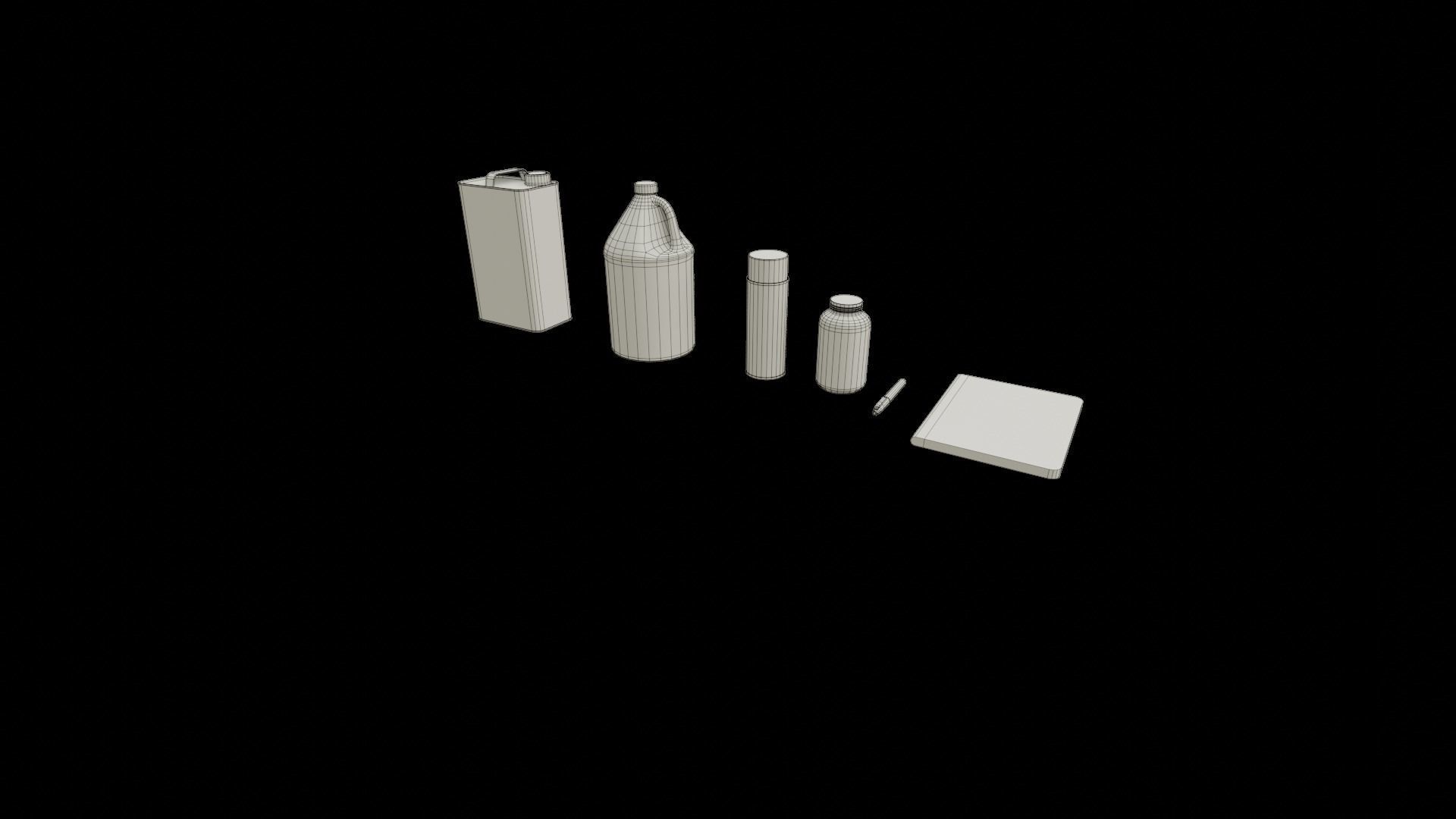 Ammo Reloading Workbench Free low-poly 3D model_10