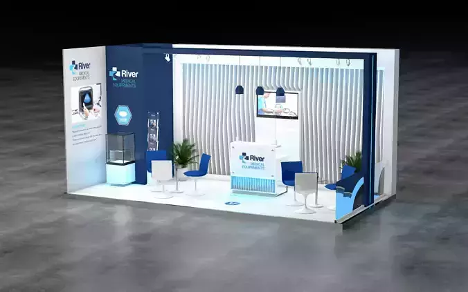 Medical exhibition stand