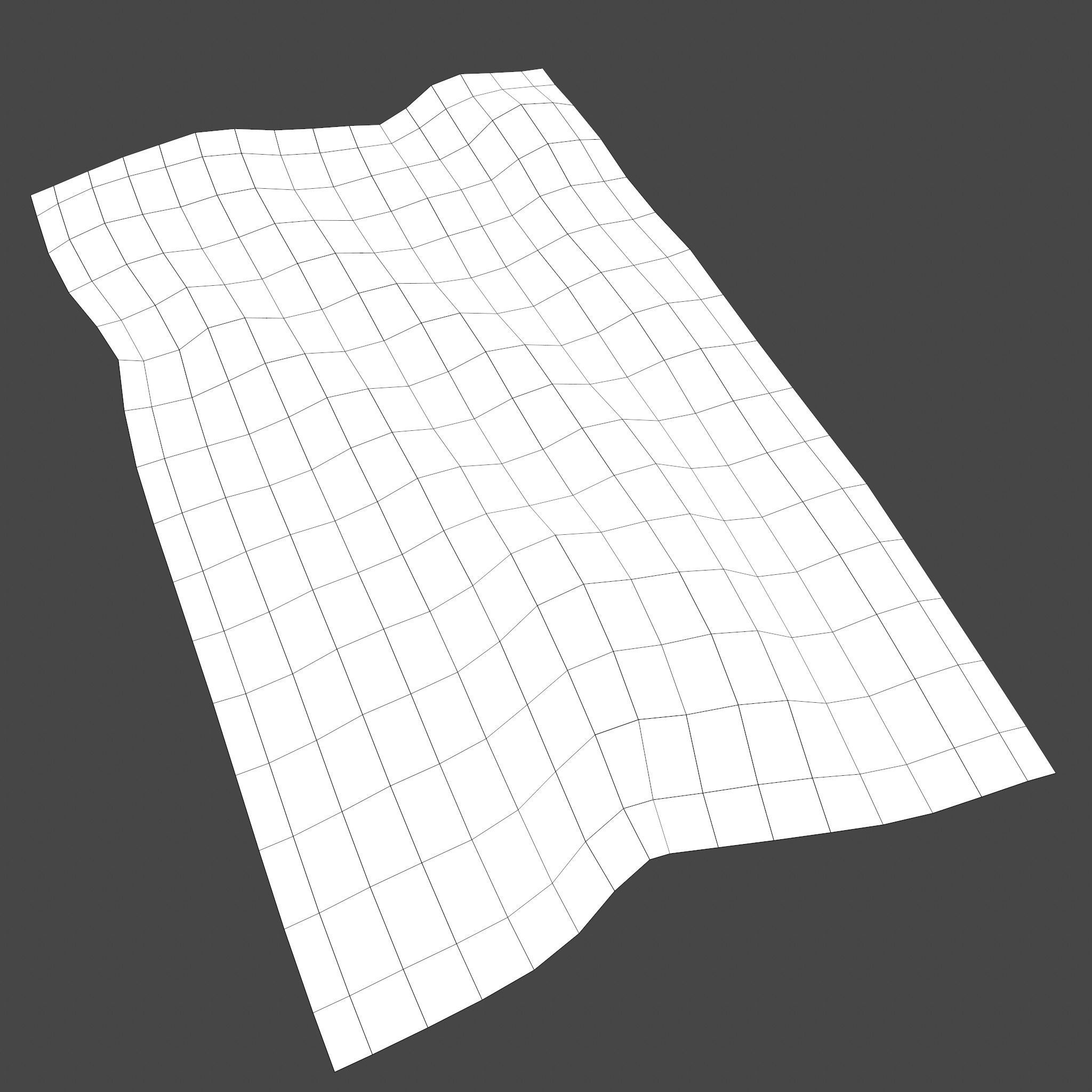 Fire Tapestry Low-poly 3D model_35