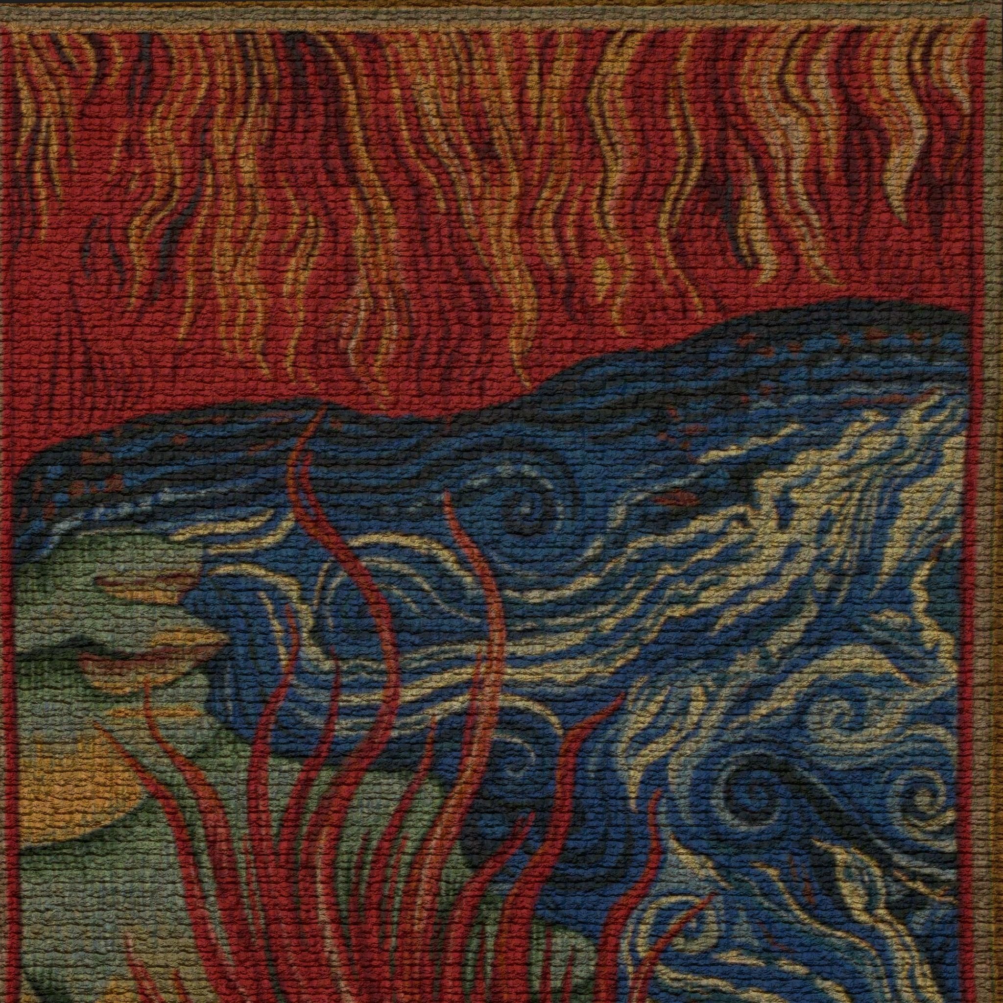 Fire Tapestry Low-poly 3D model_18