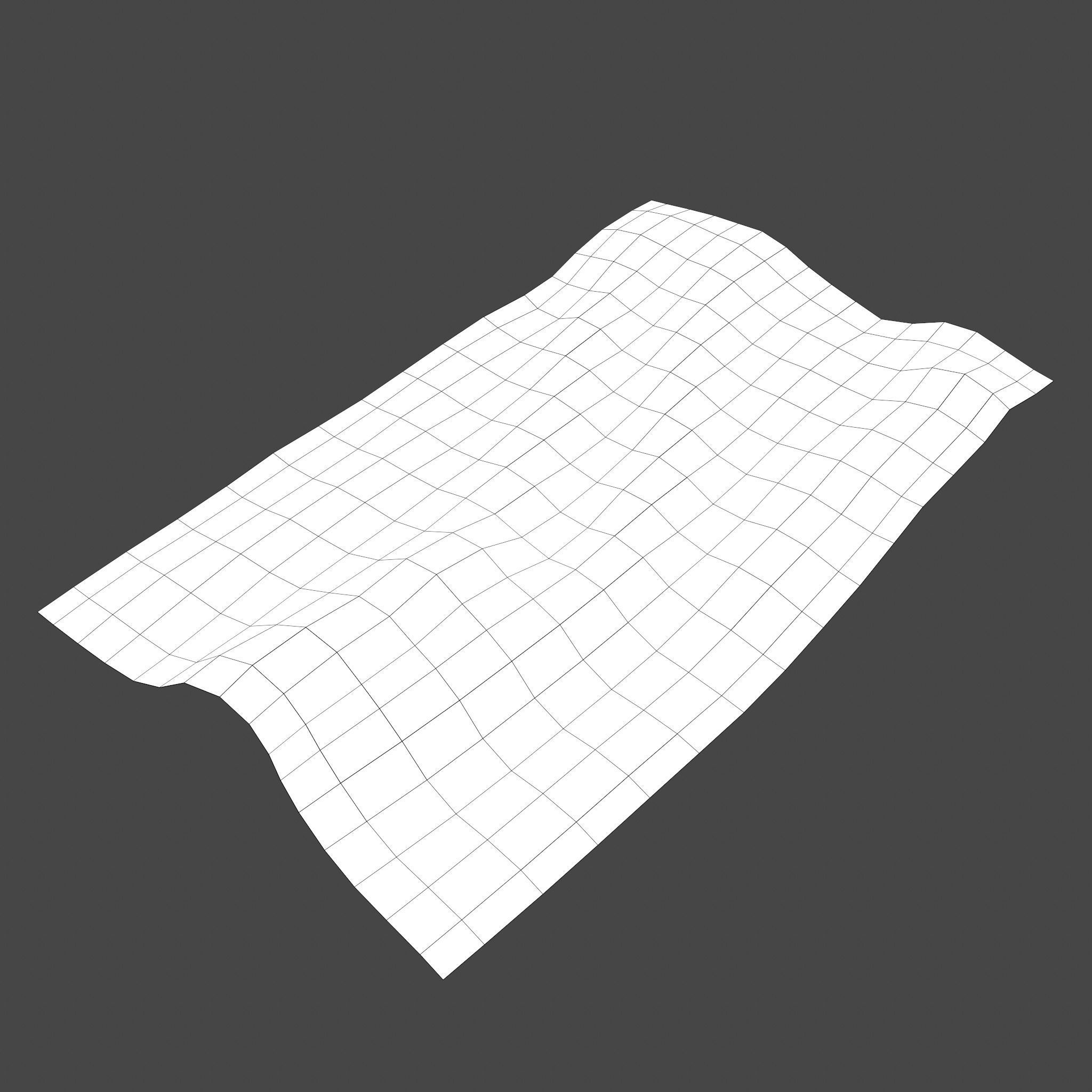 Fire Tapestry Low-poly 3D model_26