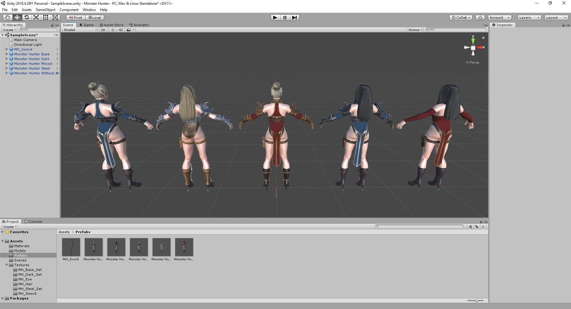 Demon Hanter Low-poly 3D model_47