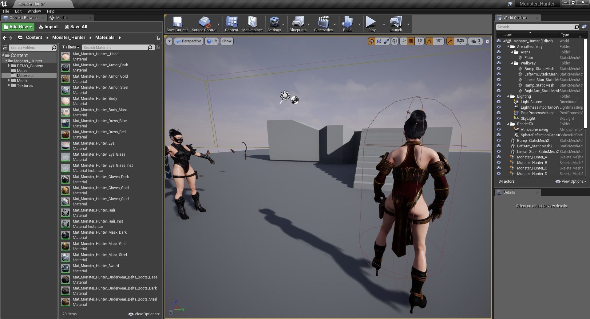 Demon Hanter Low-poly 3D model_48