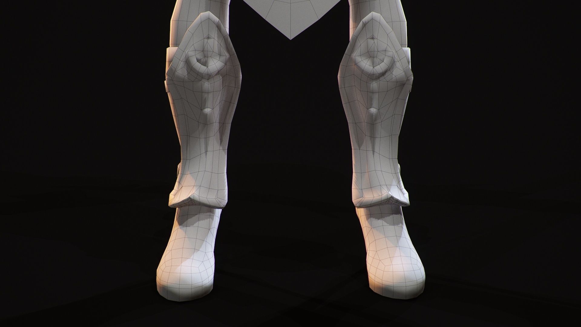 Demon Hanter Low-poly 3D model_36