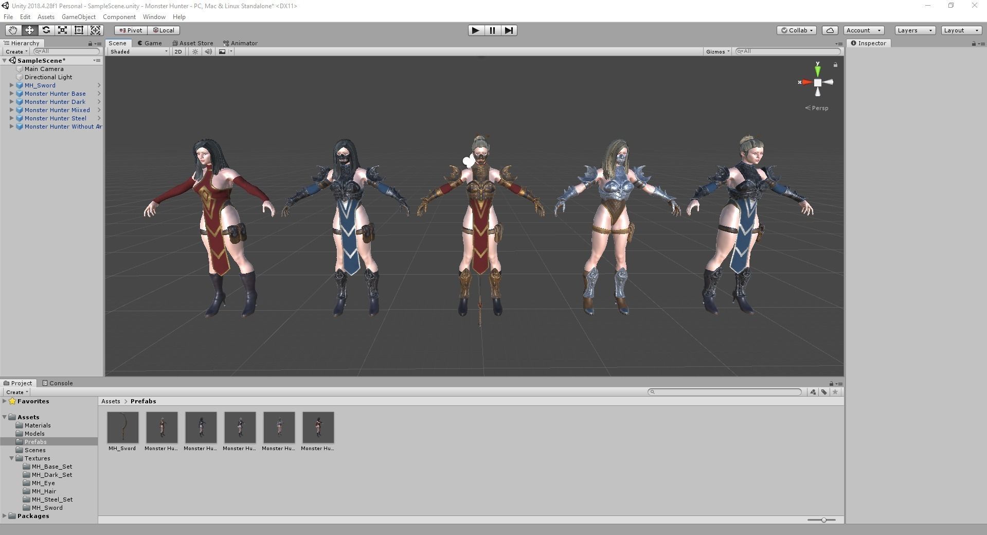 Demon Hanter Low-poly 3D model_46