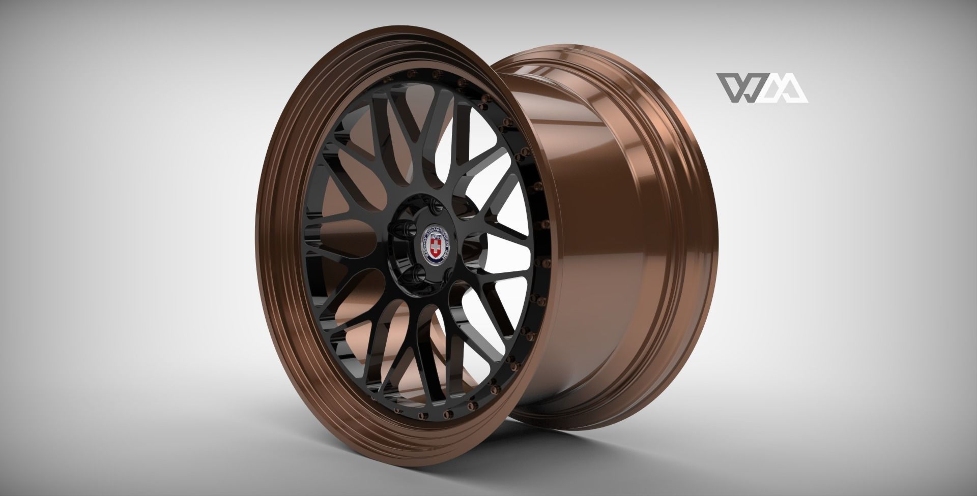 HRE300 Wheels 3D model_1