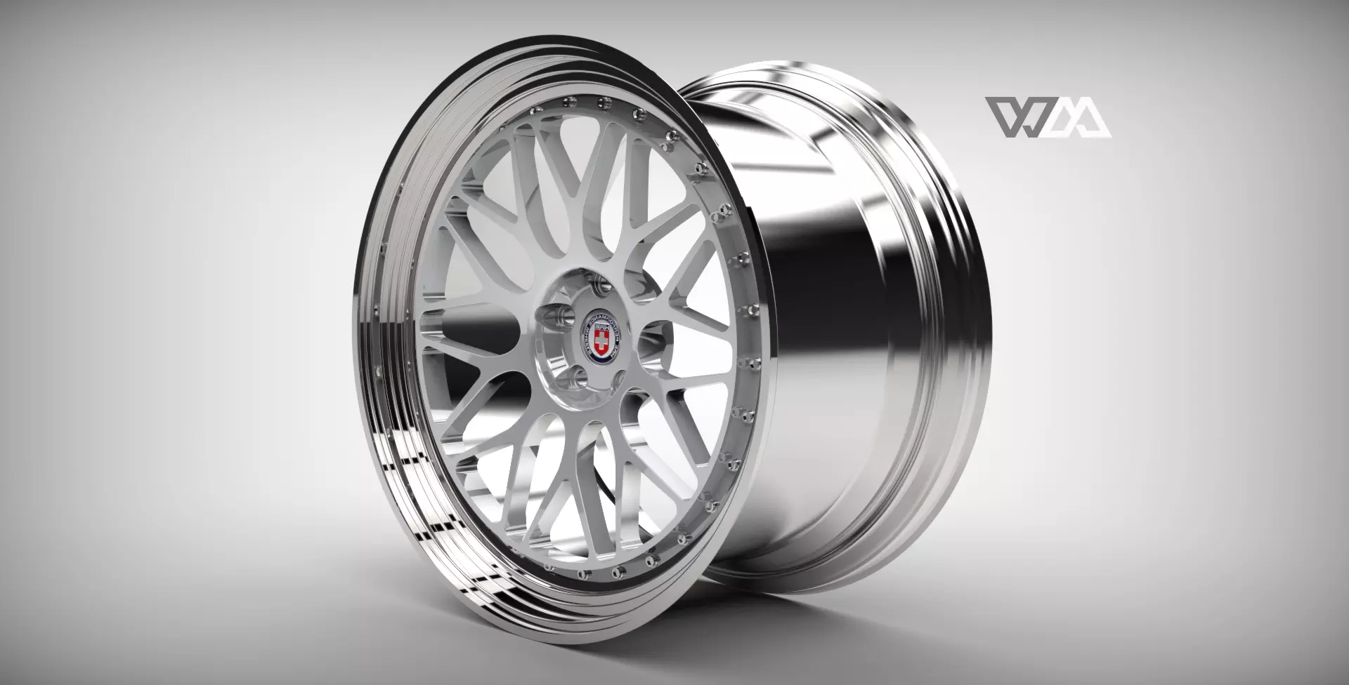 HRE300 Wheels 3D model_0