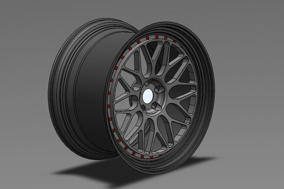 HRE300 Wheels 3D model_3