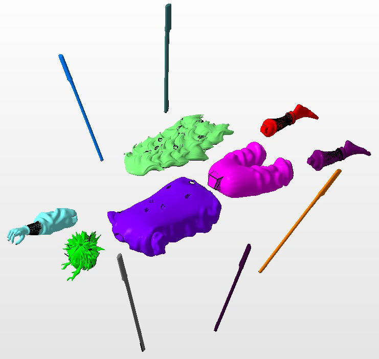 Escena Muerte de Jiraiya Naruto 3D print model_15