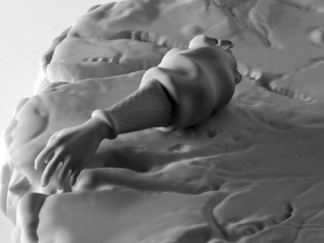 Escena Muerte de Jiraiya Naruto 3D print model_10