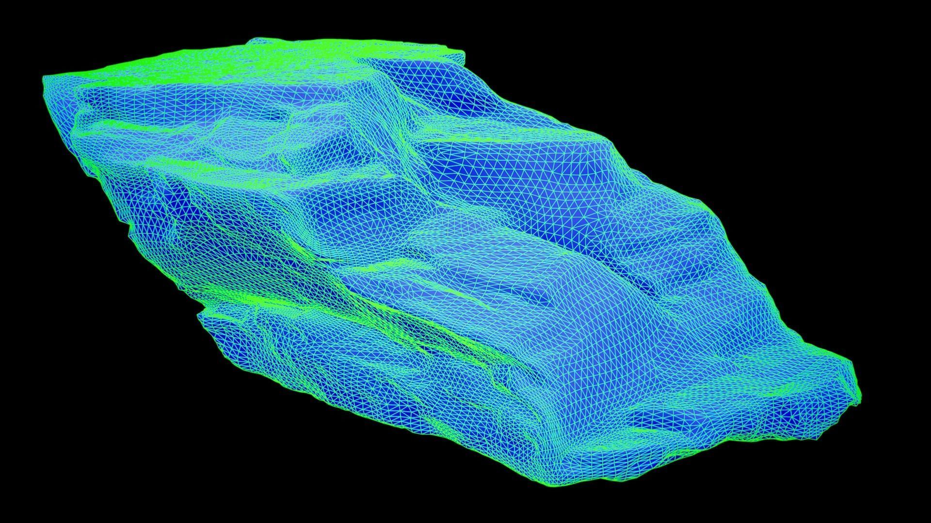 Rock 01 8K  Photoscanned  Low-poly 3D model_21