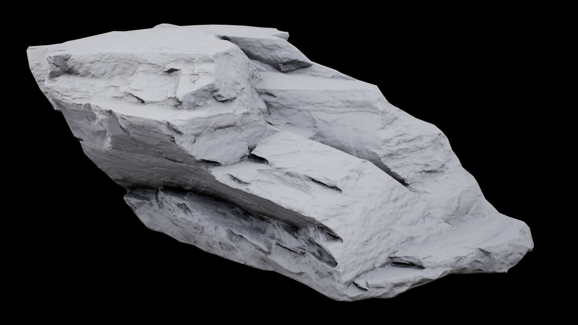 Rock 01 8K  Photoscanned  Low-poly 3D model_31