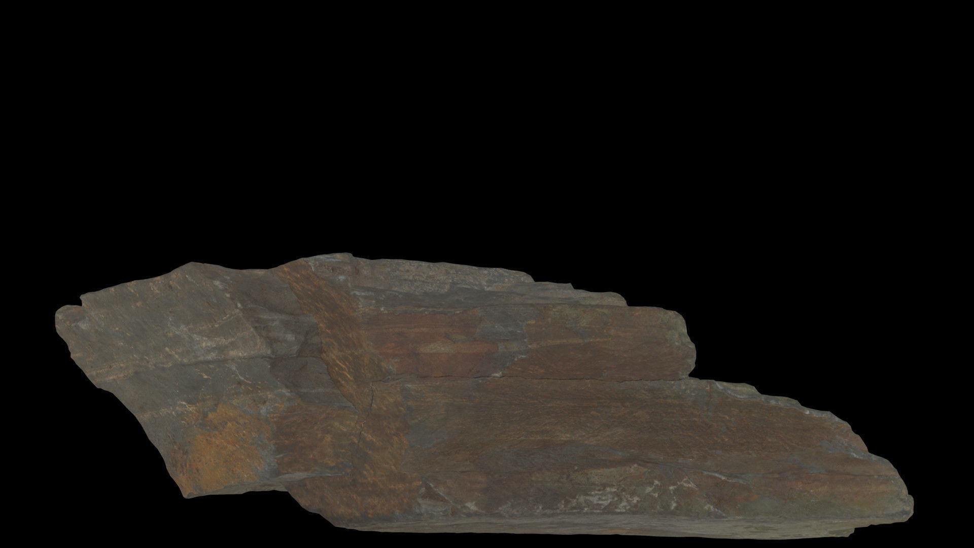 Rock 01 8K  Photoscanned  Low-poly 3D model_11