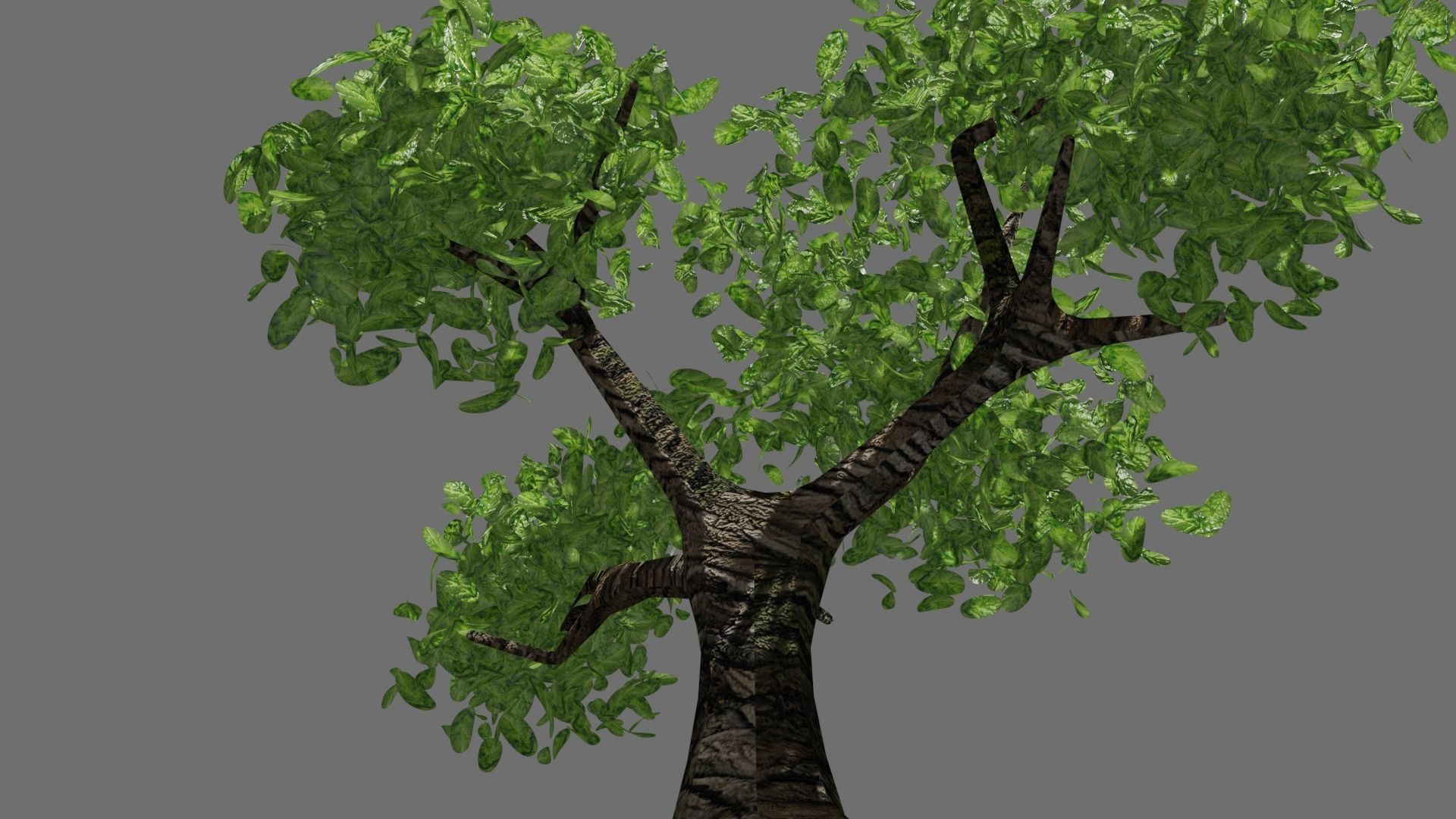 Tree PBR Free Free low-poly 3D model_2