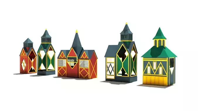 Tivoli style mini house