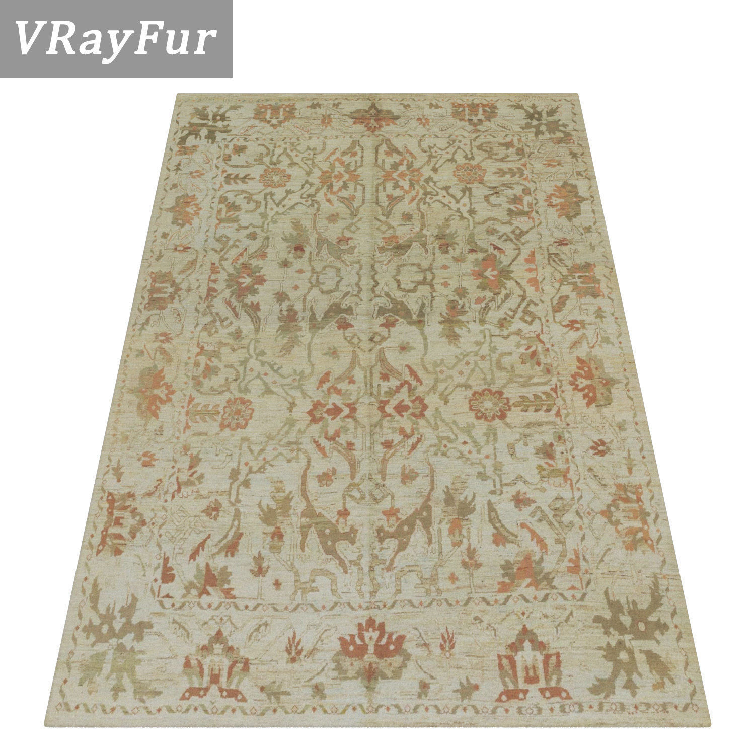 Rug Set 1887 3D model_2