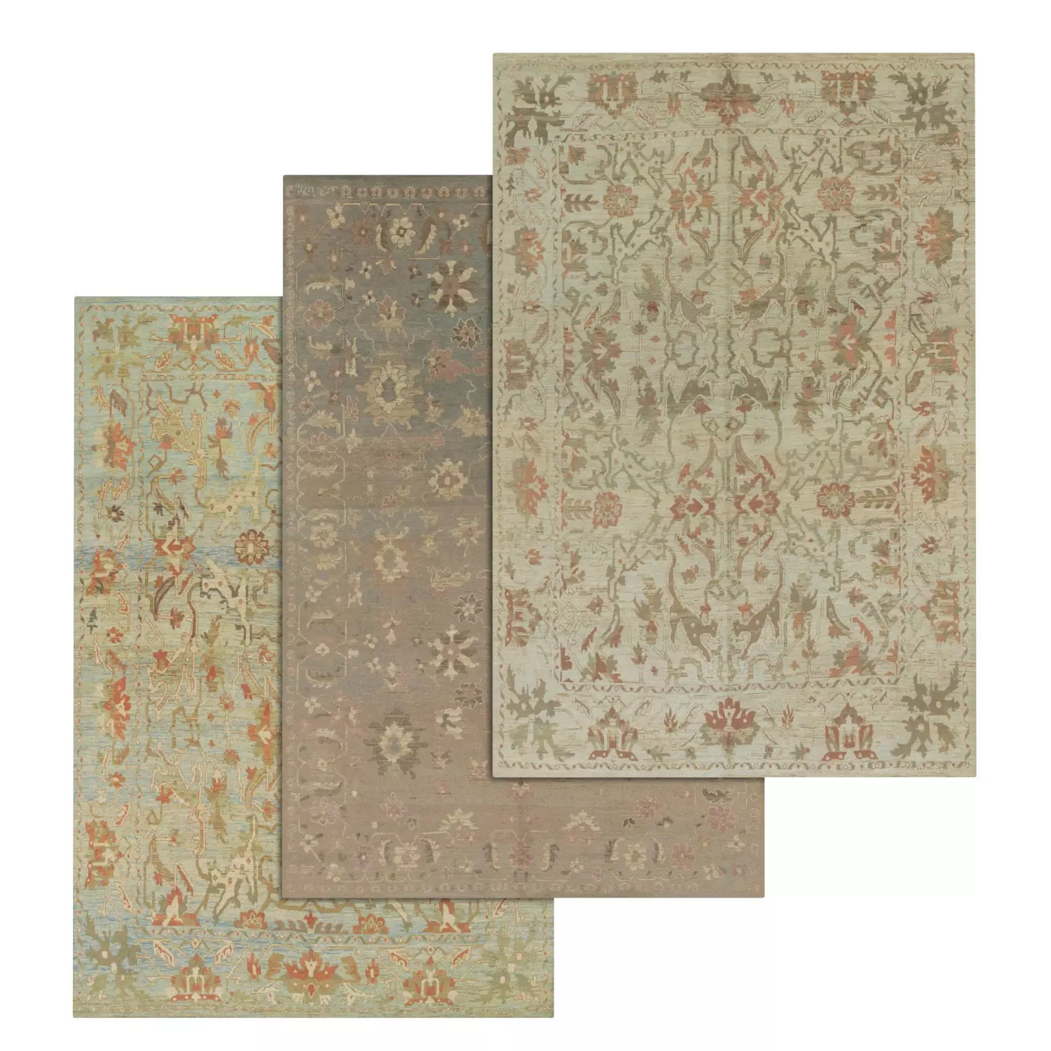 Rug Set 1887 3D model_0