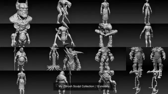 My ZBrush Sculpt Collection 