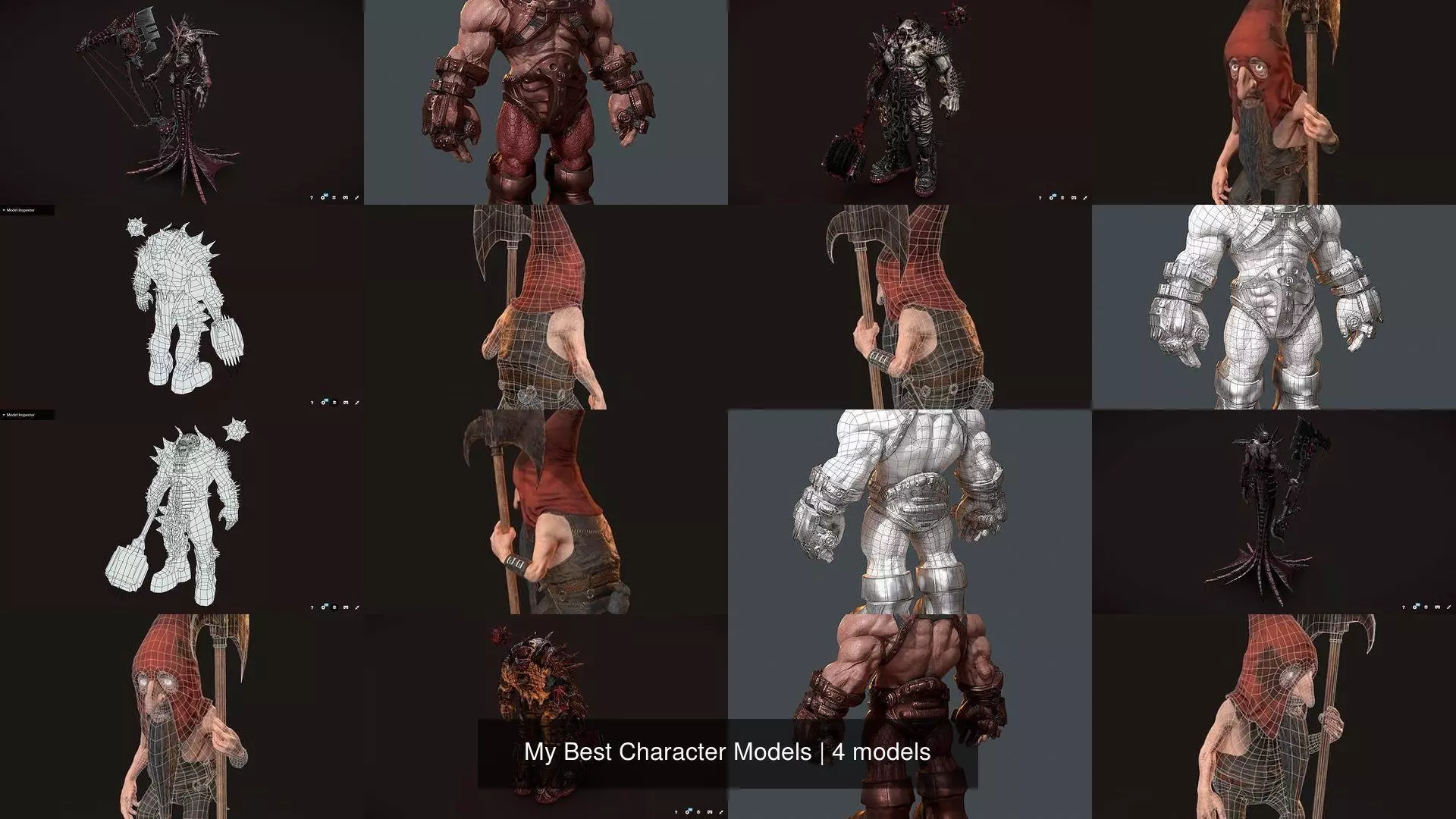 My Best Character Models 3D Model Collection_0
