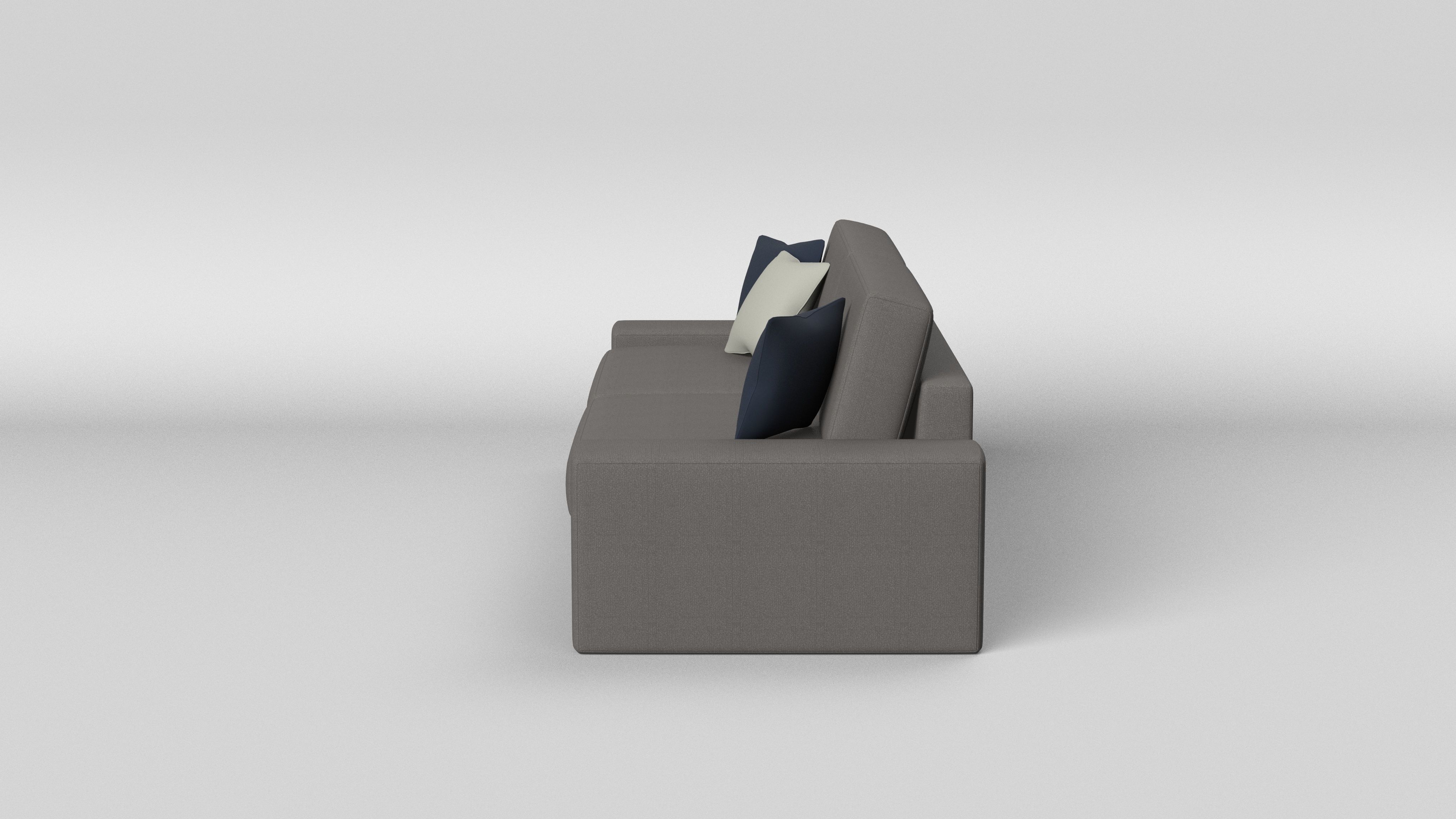 Fabric Sofa Low-poly 3D model_3