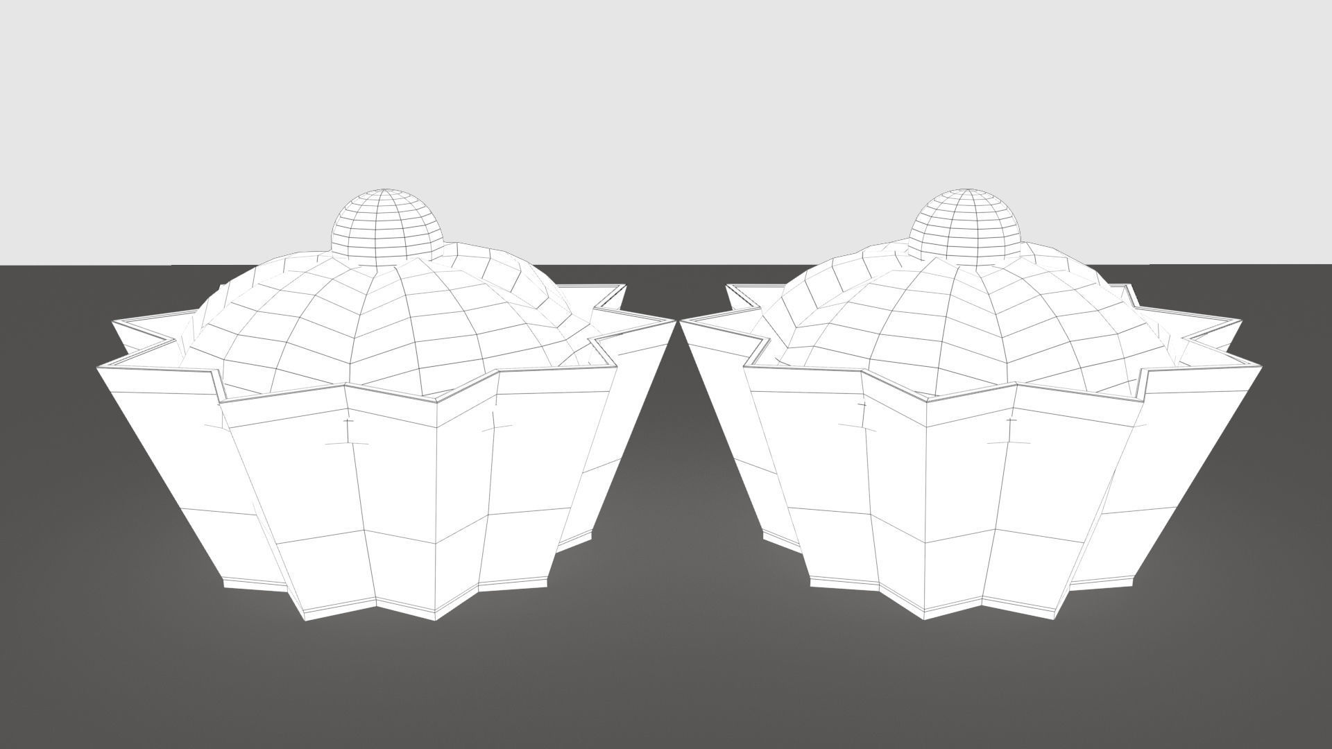 Muffin Cupcakes Low-poly 3D model_4