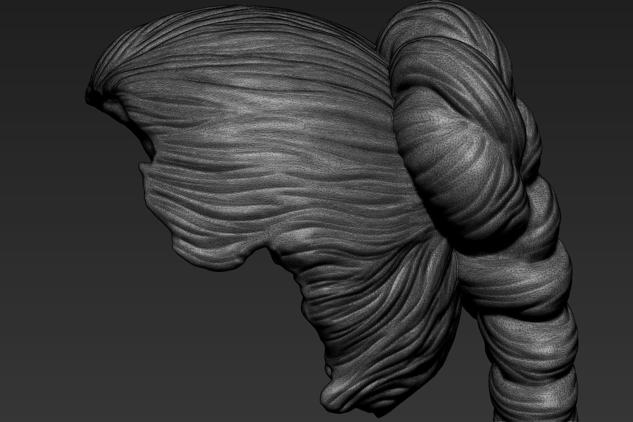 Female Hair Collection 3 3D model_11