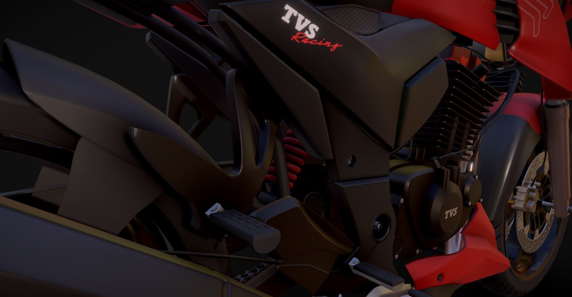 TVS Apache RTR 200 4V 3D model_7