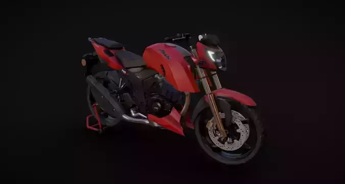 TVS Apache RTR 200 4V 3D model